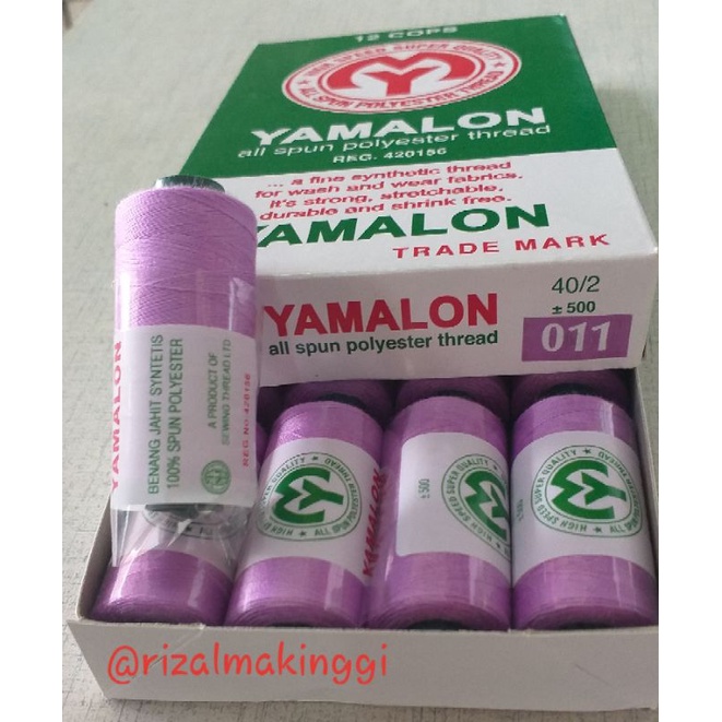 benang jahit yamalon pink (011) 500 yards
