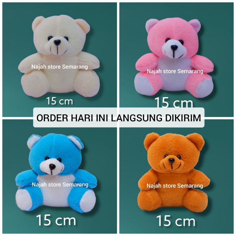 BIG SALE 12.12 Boneka bear mini boneka beruang mini lucu boneka capit cocok untuk buket wisuda buket