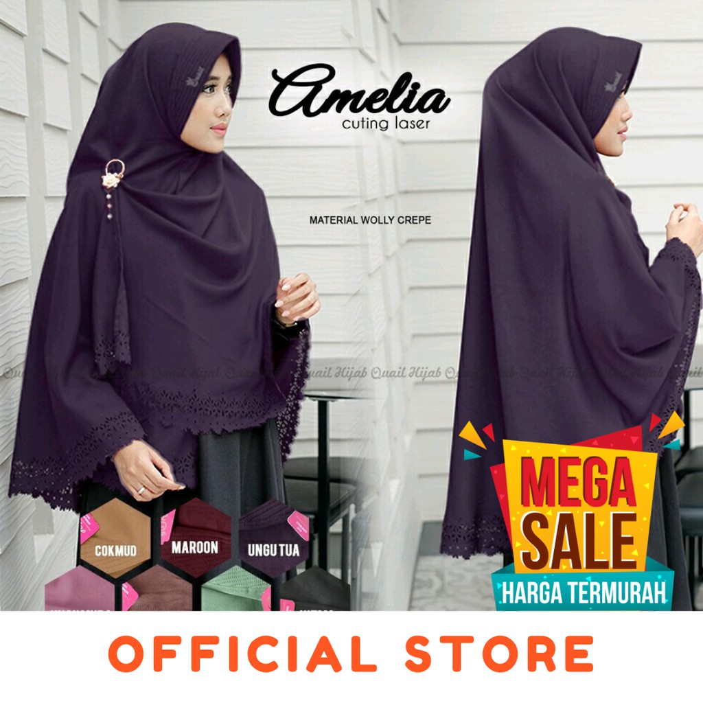 Jilbab Sally Ori By Emmaqueen Shopee Indonesia