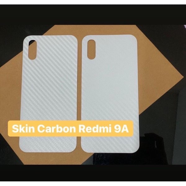 Skin Carbon Redmi 9A - Back Skin Handphone Protector