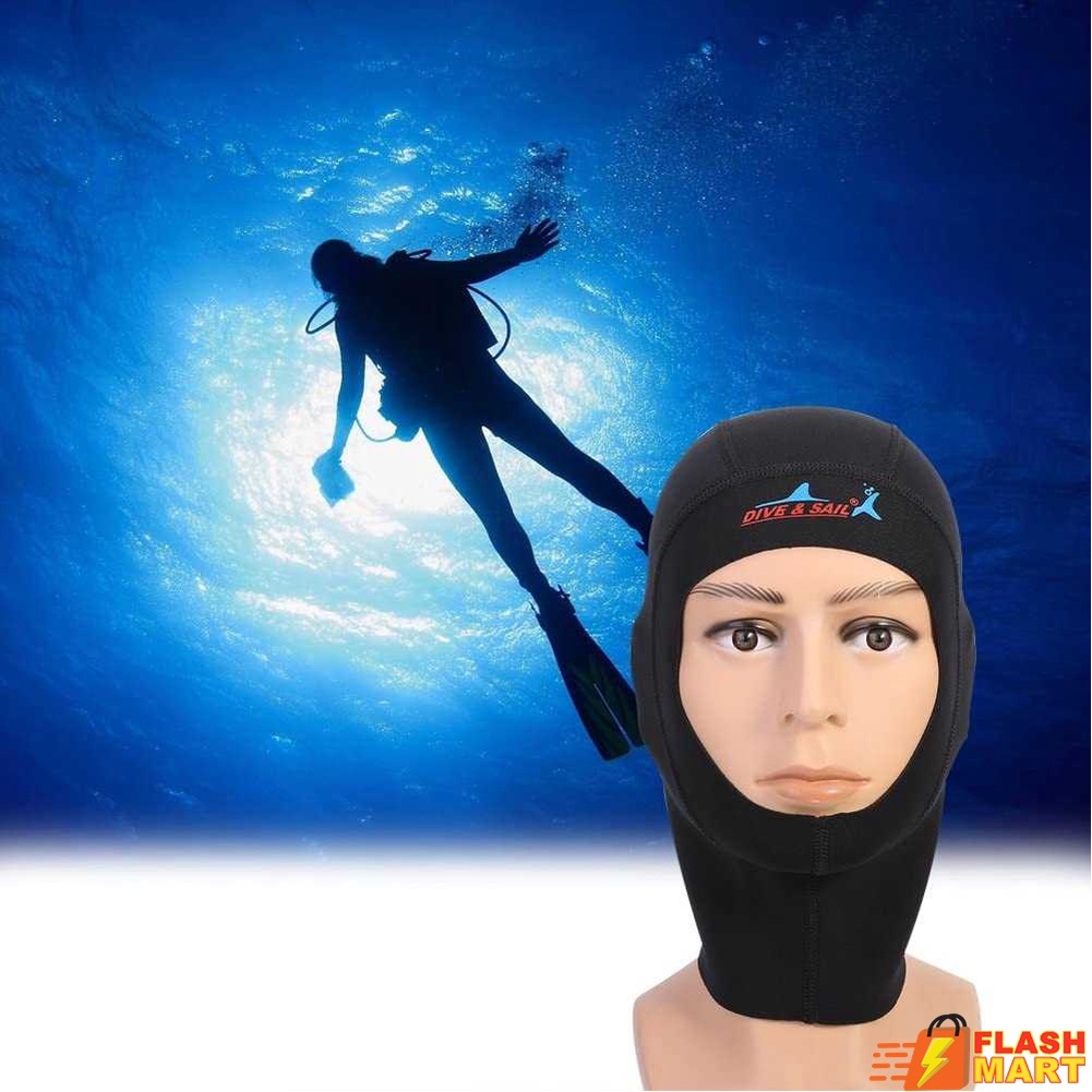 Flashmart Dive&amp;Sail Hood Scuba Diving Snorkeling Ultrathin Neoprene