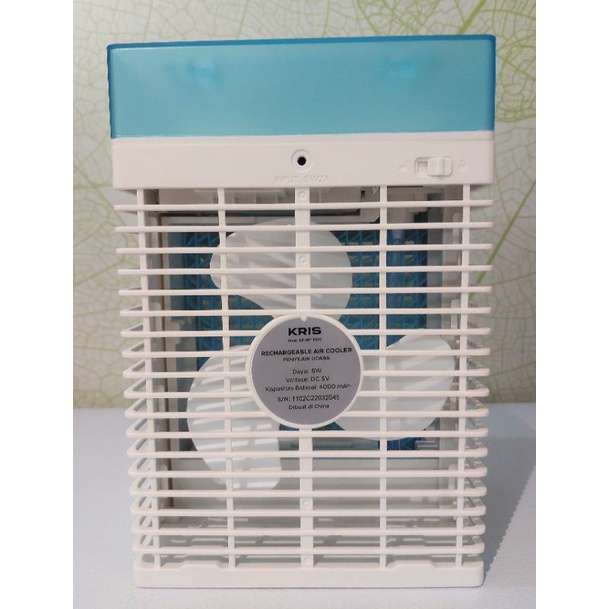 AIR COOLER MINI 0.8L / KIPAS PORTABLE TANPA LISTRIK / PENDINGIN RUANGAN