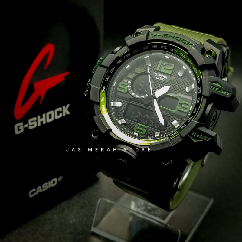 Casio G-shock Army GWG Include Double Strap &amp; Tas Buffback Original Jam Tangan Pria