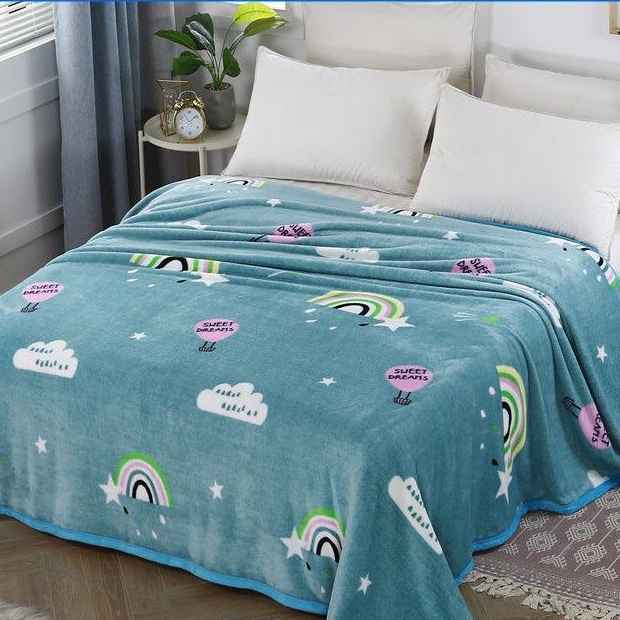 Selimut Bulu Halus 150x200 Motif Merah Dewasa Keren Terlaris Murah Asriyasashii Berkualitas-PELANGI 140
