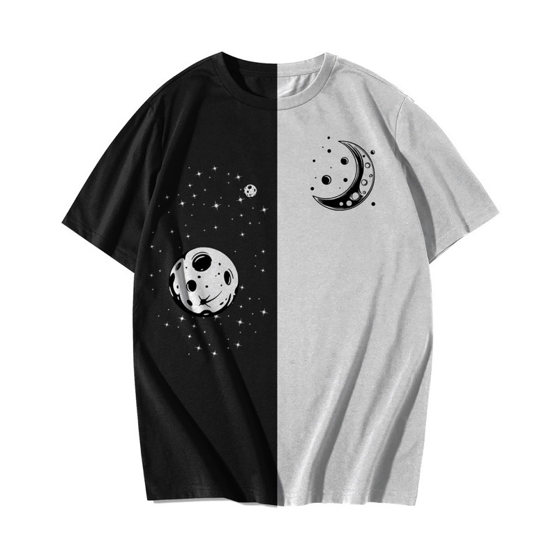 KAOS DISTRO OVER SIZE PRIA WANITA BULAN MOON ORIGINAL BE5