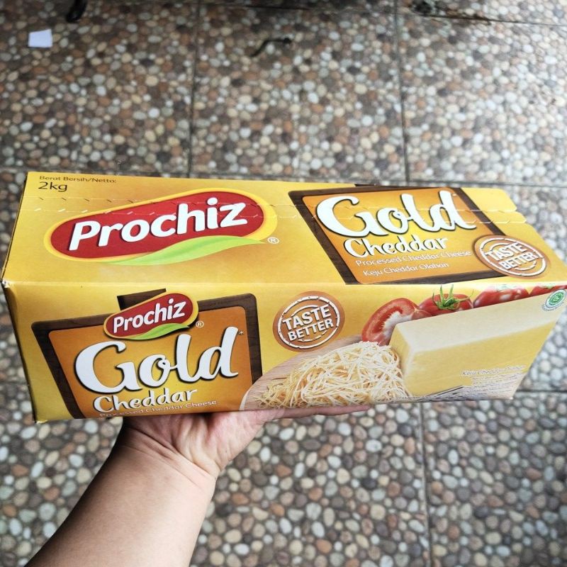 

PROCHIZ GOLD CHEDDAR (KEJU CHEDDAR OLAHAN) 2KG