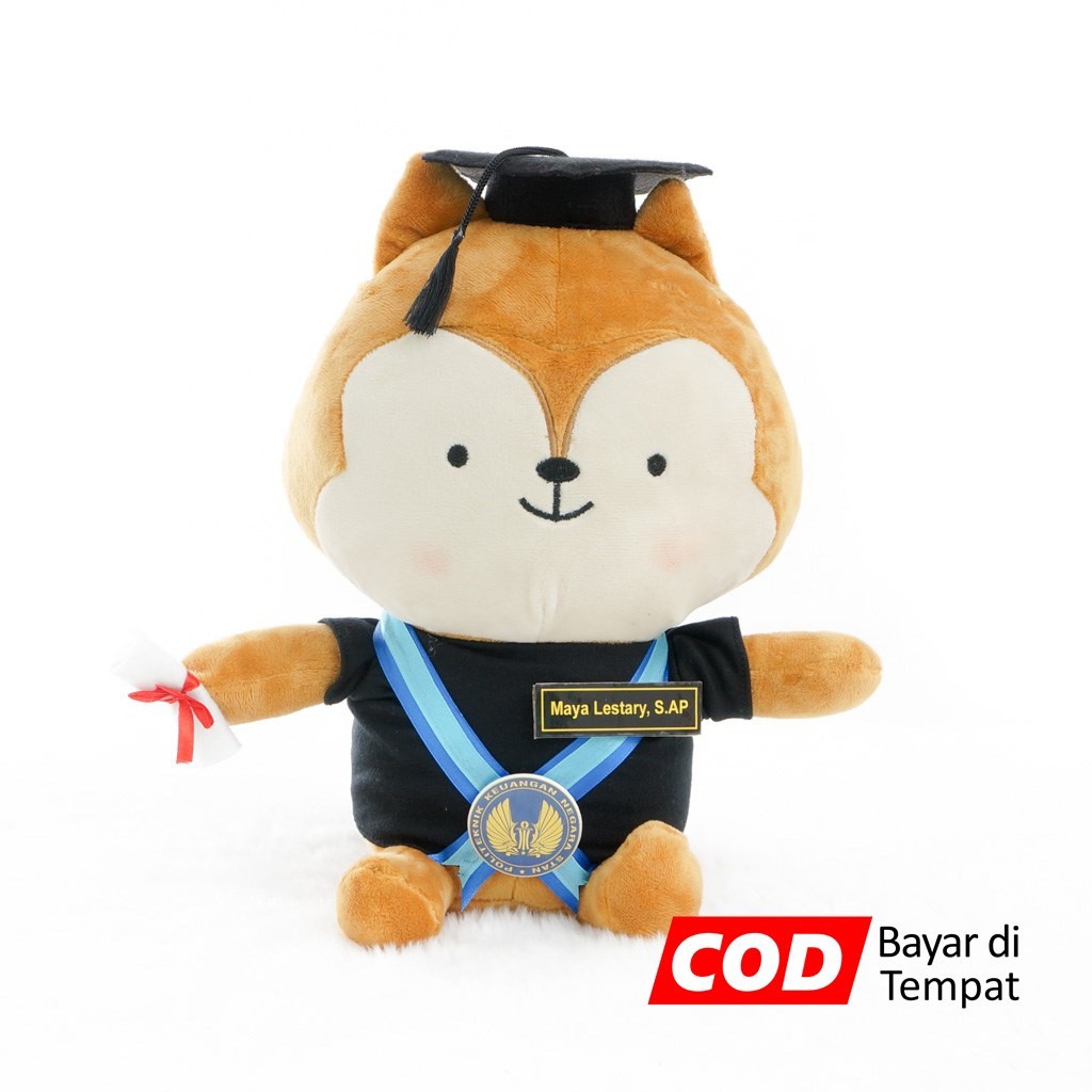 Boneka Wisuda DOTS Descendants of the Sun Wolf Captain Yoo