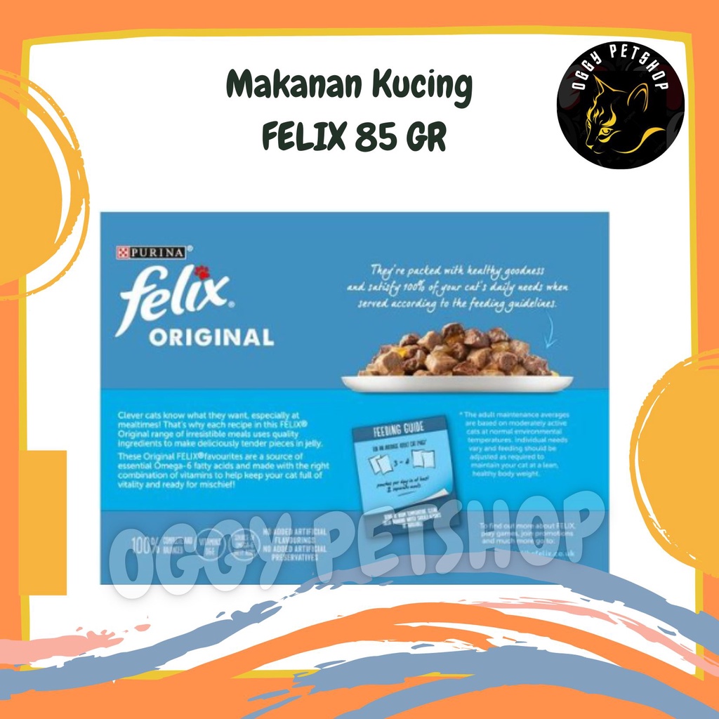 Makanan Kucing Basah FELIX 85gr | wet food cat FELIX 85 gr FELIX As Good As It Looks