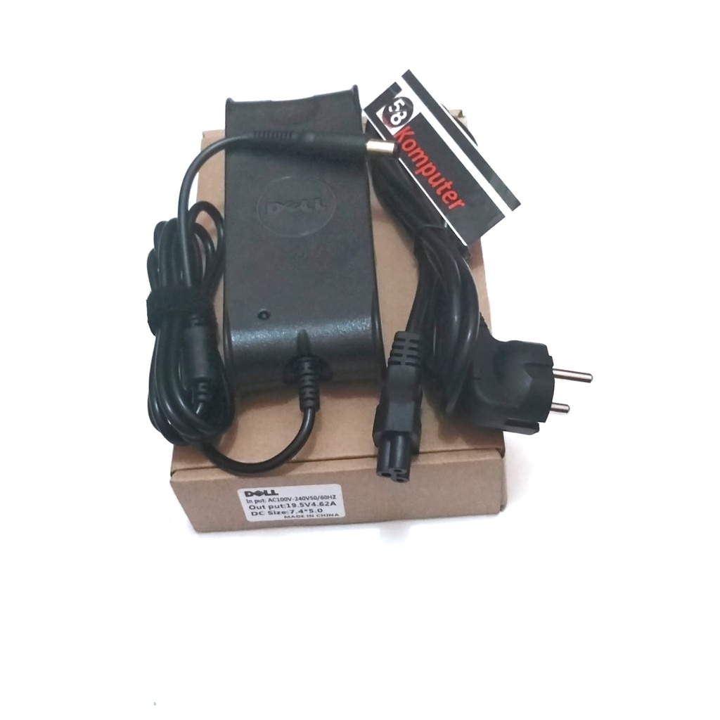 Adaptor Charger Laptop DELL Latitude D505 D510 D800 D810 D820 E5530,E5400,E6500,M70 19.5V 4.62A 90W 7.4*5.0mm