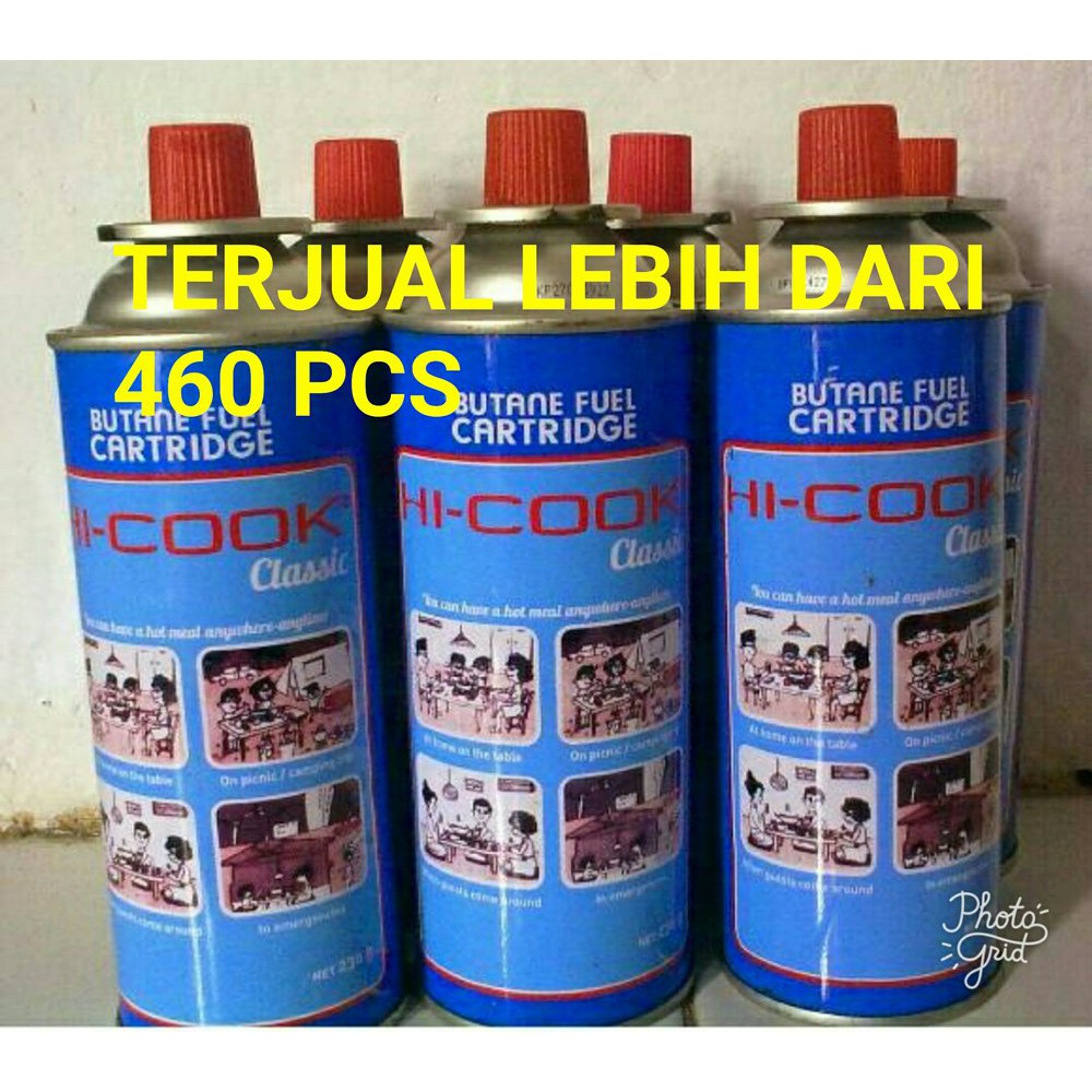 Tabung Gas Mini Hi-Cook/ Hi Cook Utk Kompor Portable / Gas Hi Cook Limited