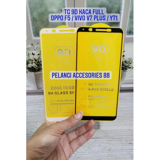 TEMPERED GLASS OPPO F5 ANTIGORES FULL LEM FULL COVER 9D ANTI GORES KACA