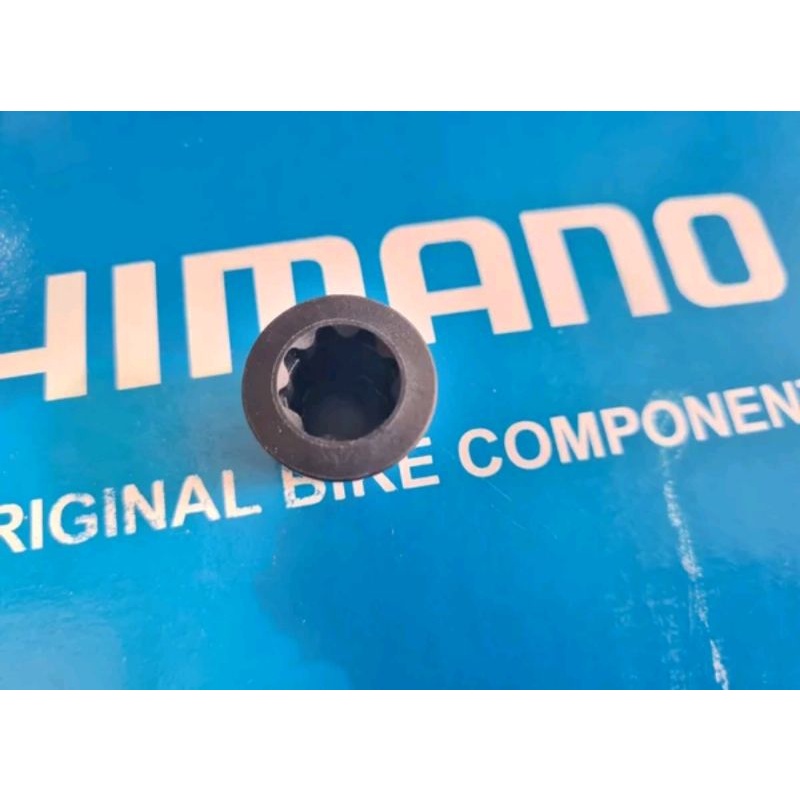 Original Shimano Fixing Bolt M20 Shimano M 20 Ultegra Bisa Juga 105 Dura Ace Tiagra Sora . Baut Crank Sebelah kiri Mur pengunci bb arm fixingbolt