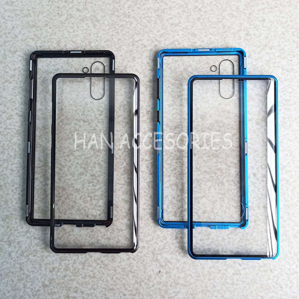 Samsung Galaxy Note 10/Note 10 PRO Case Magnetic 360 FULL GLASS Depan dan Belakang