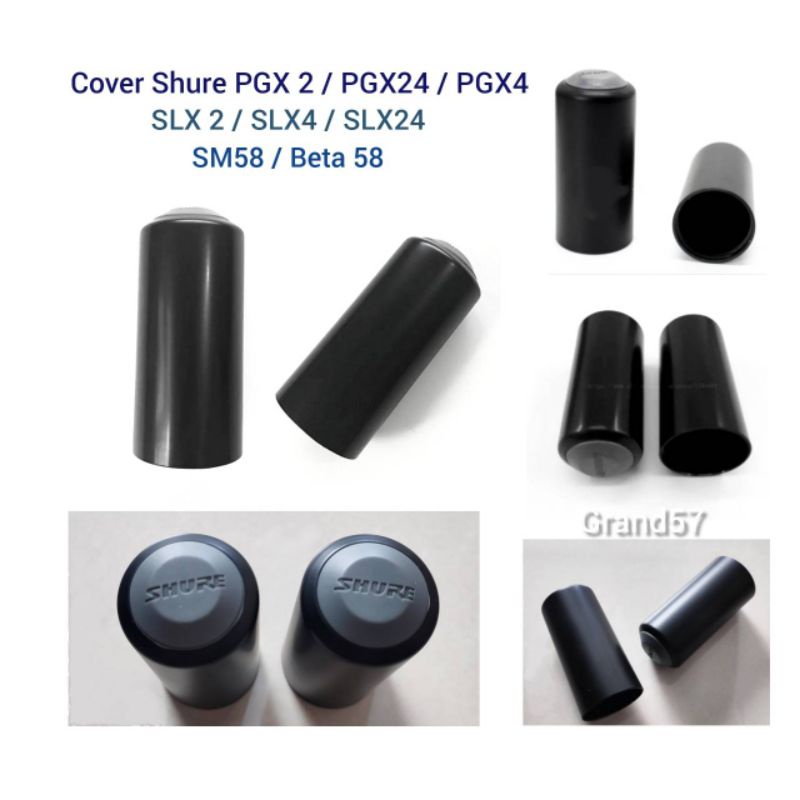 Cover Tutup Baterai Shure PGX24 PGX2 SLX2 PGX4 SLX4 SLX24 Beta58 SM58