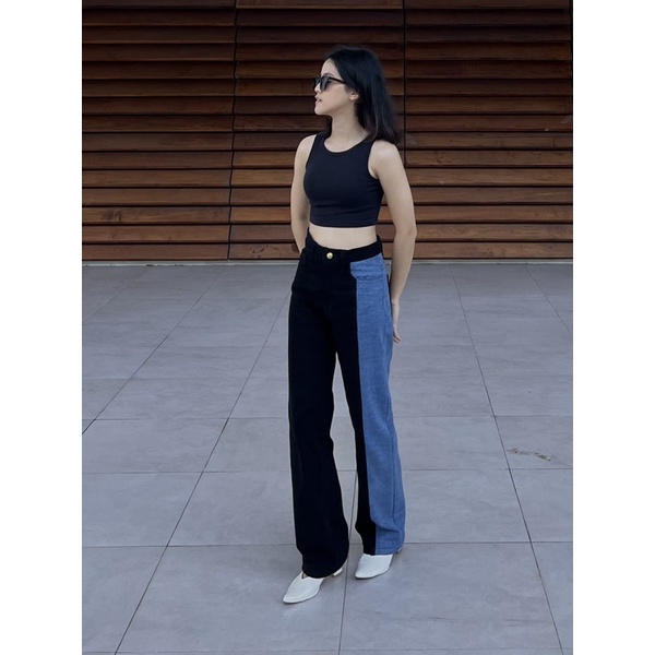 Miley Jeans | Two-tone Jeans