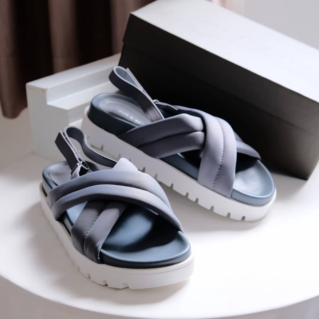 SANDAL WANITA FLAT CK CKS504 WEDGES IMPORT PREMIUM