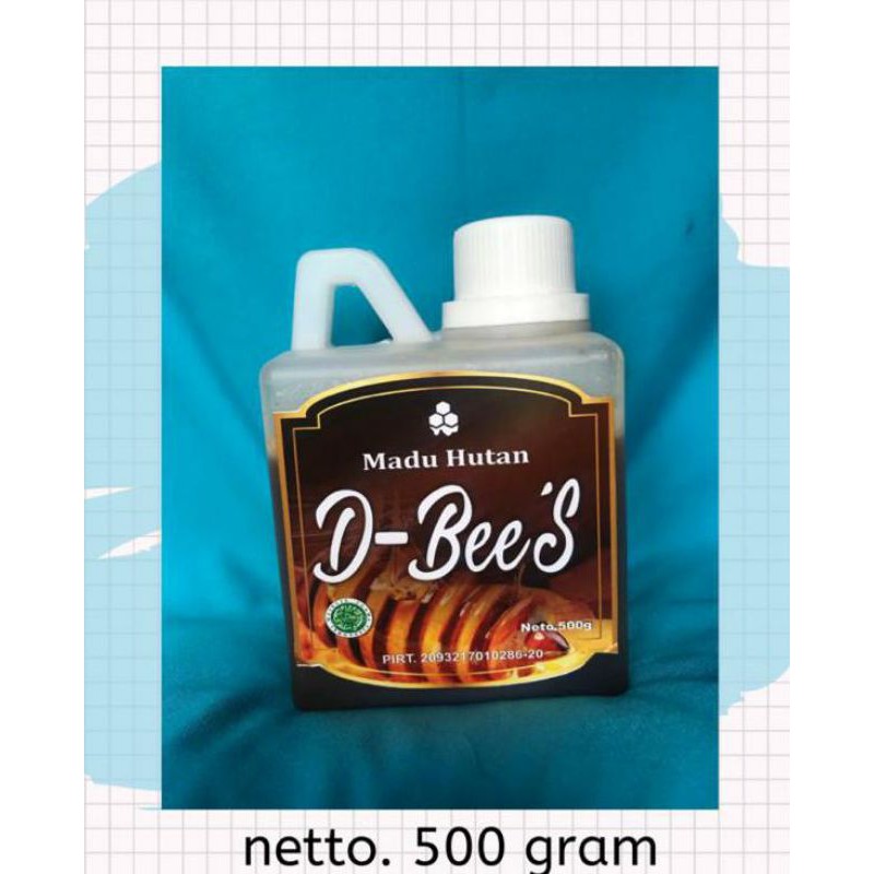 

madu hutan d-bee's asli100% madu murni netto 500g