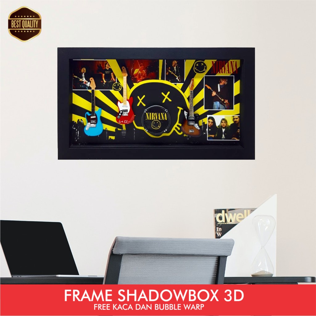 Frame shadow box nirvana figura nirvana FRAME SHADOW NIRVANA figura nirvana