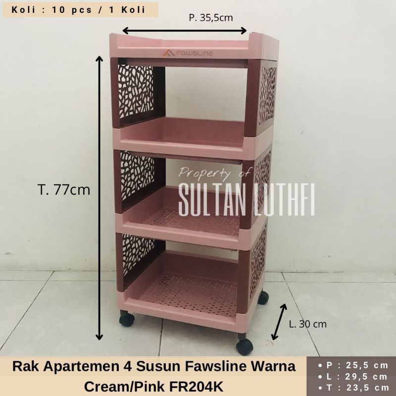 RAK APARTEMEN/RAK YOYO 4 SUSUN FAWSLINE