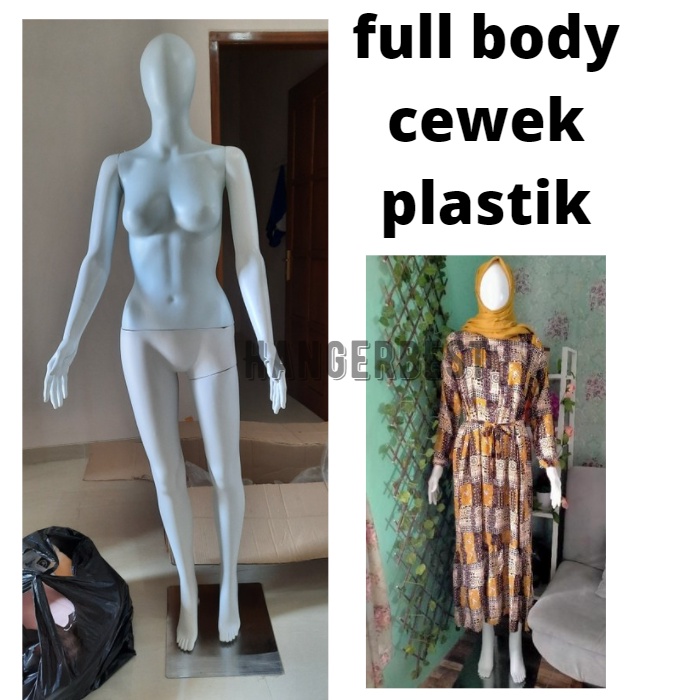 Patung Fullbody Cewek Plastik Alien / Manekin Full Body Wanita Plastik Muka Alien ( PACKING KARDUS) / Manekin Full Body Alien Cewek Alien Putih ( Bahan Plastik)