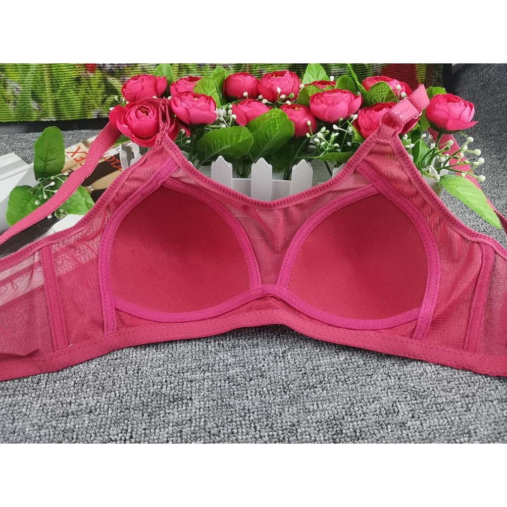 BRA / BH WANITA CUP B 852 BRUKAT TANPA KAWAT BUSA TIPIS KAIT 3 SIZE 36-42 PAKAIN DALAM WANITA IMPORT