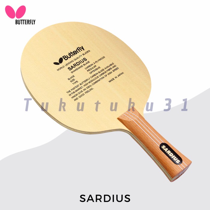 Bet pingpong Butterfly SARDIUS | LEGENDARIS 