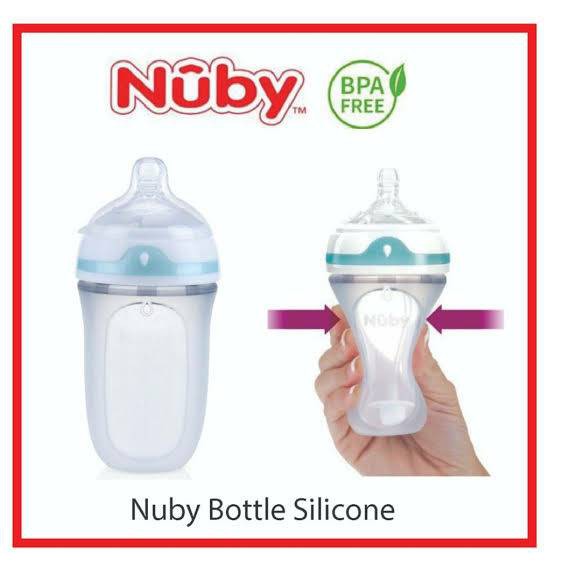 Nuby Silicone Bottle 250ml