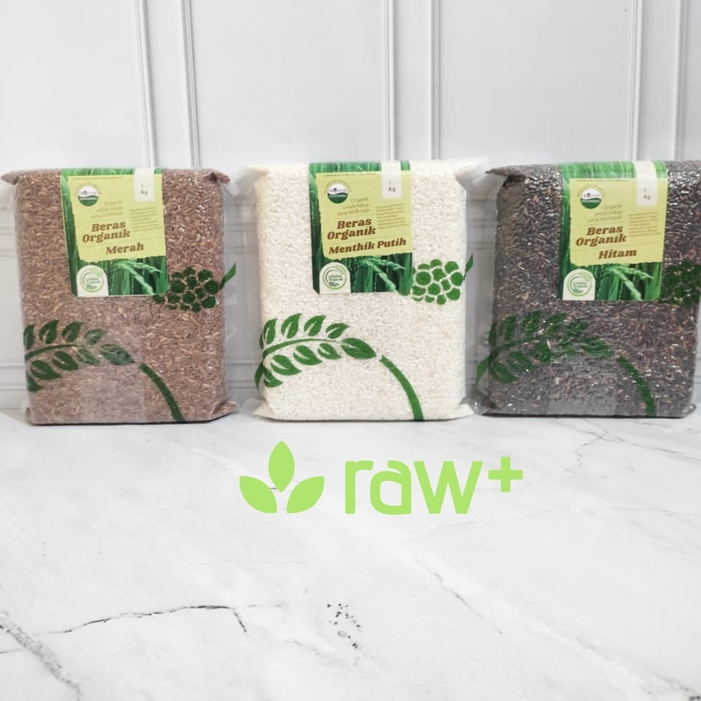 

Beras Organik 1kg / Lingkar Organik Merah/Putih Menthik Susu/ Hitam DIET MPASI