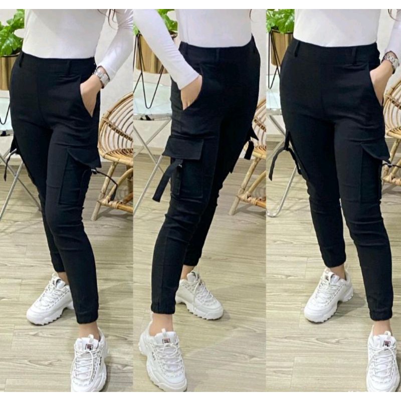 CELANA CARGO JOGER WANITA | Joger Cargo