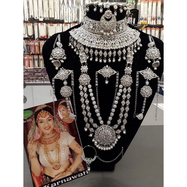 kalung bridal India set komplit penganten.