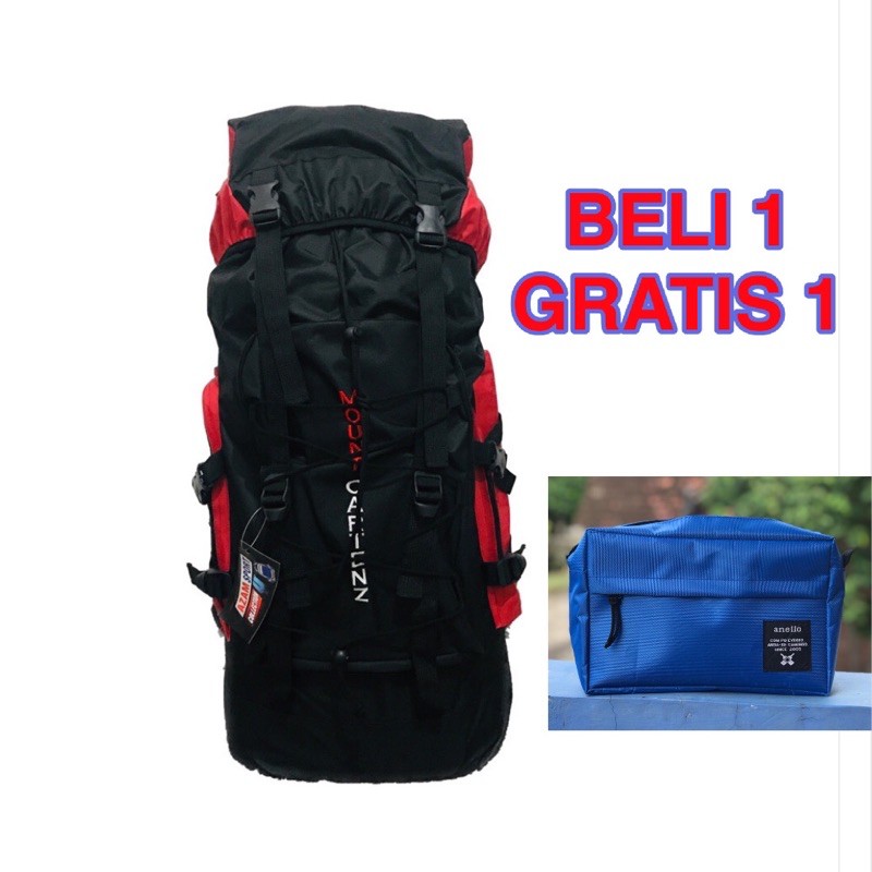 PROMO BELI 1 TAS GUNUNG GRATIS 1 HAND BAG WARNA BIRU