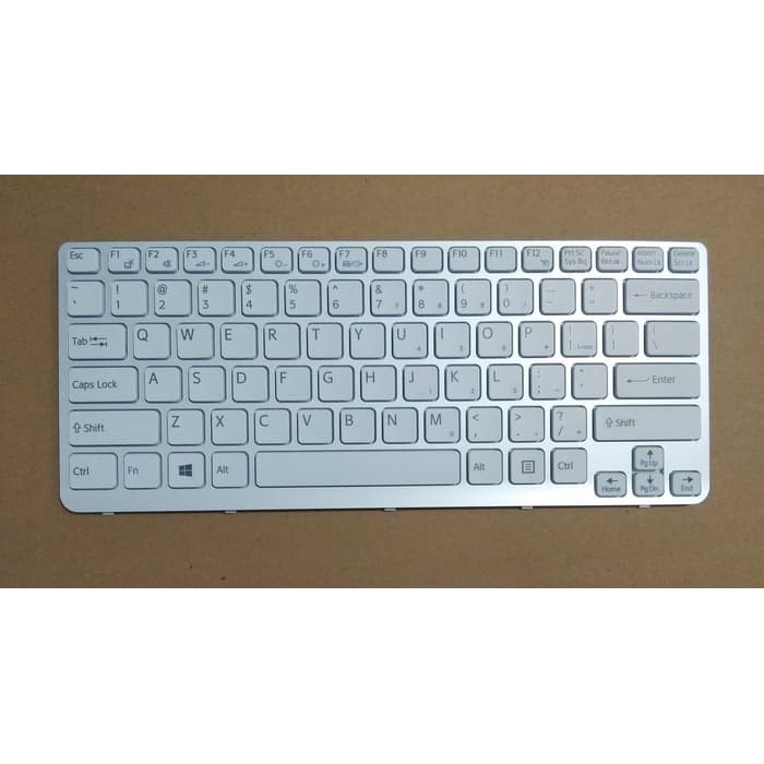 Keyboard Laptop Sony SVE141 series Putih / White