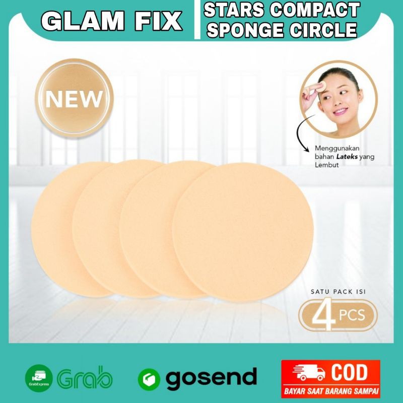 Glam Fix Stars Compact Sponge / Sponge Make Up Glam Fix