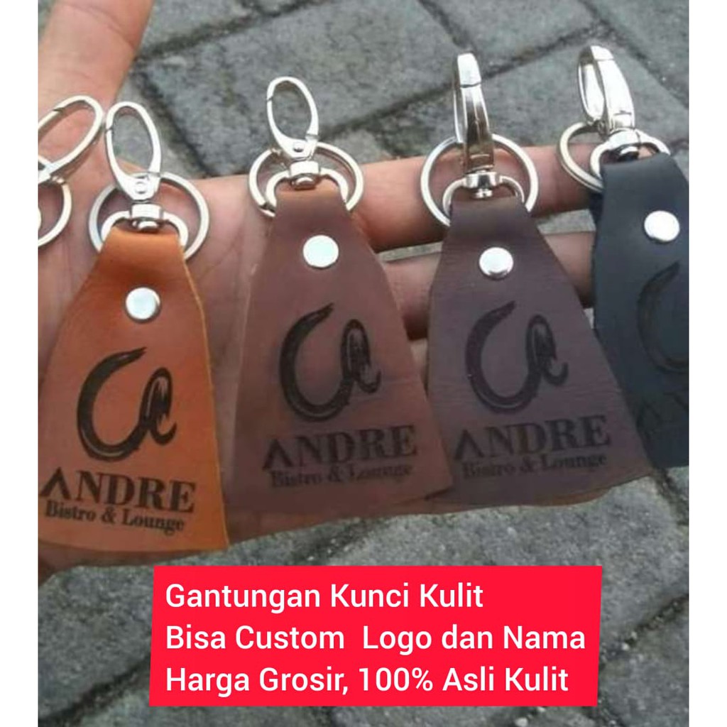 GANTUNGAN KUNCI KULIT CUSTOM NAMA, GANTUNGAN KUNCI KULIT, SOUVENIR GANTUNGAN KUNCI