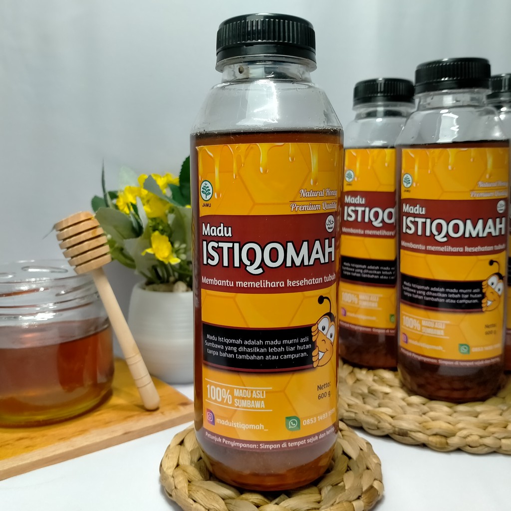 

Madu Asli - Madu Murni Hutan 600 g Madu Istiqomah 100% Alami Pure Natural Raw Honey Premium Original