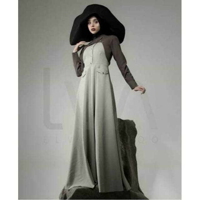 GINANCY dress by LVA daily Gamis Lva Dress simpel elegant