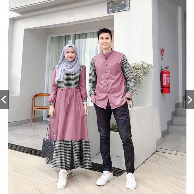 COUPLE GAMIS KATUN KOTAK + KOKO PAKISTAN COUPLE Cp DAMARA BAJU PASANGAN MUSLIM COUPLE TERBARU HIGH QUALITY