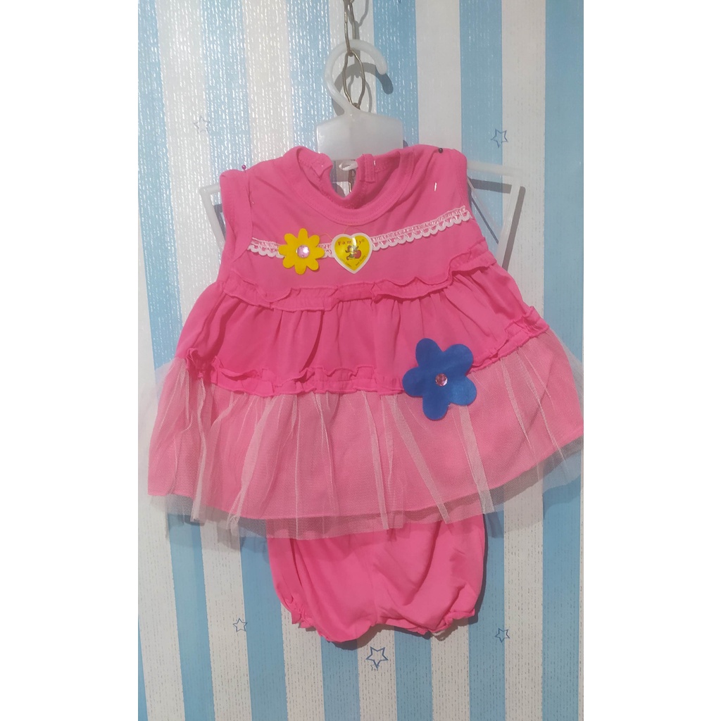 SS - Setelan Baju Bayi 3 - 12 Bulan Family / Setelan Bayi Tile Tutu Murah / Setelan Bayi New Born