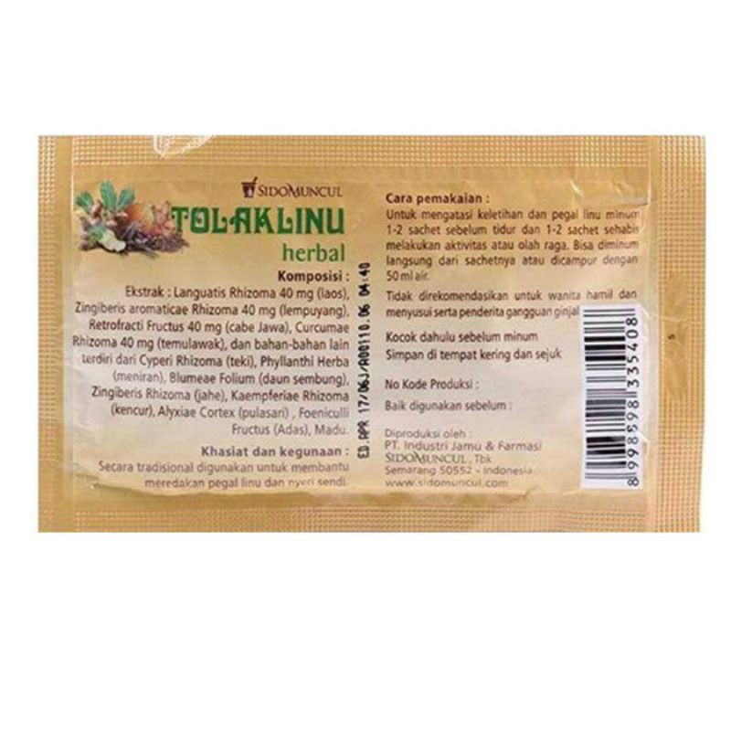 TOLAK LINU SIDOMUNCUL JAMU HERBAL 1 SACHET