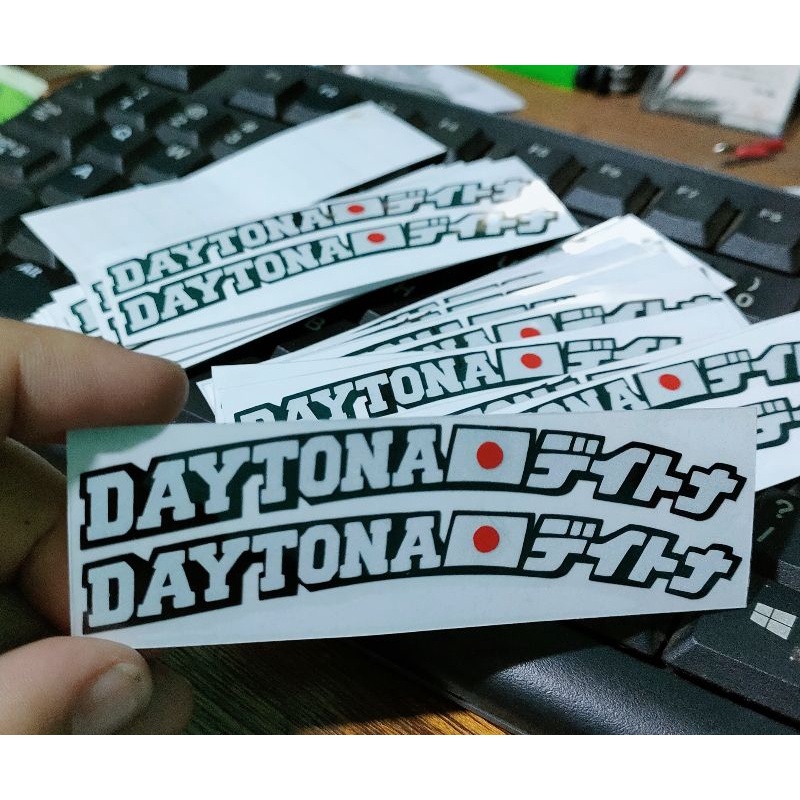 Sticker velg daytona stiker cutting