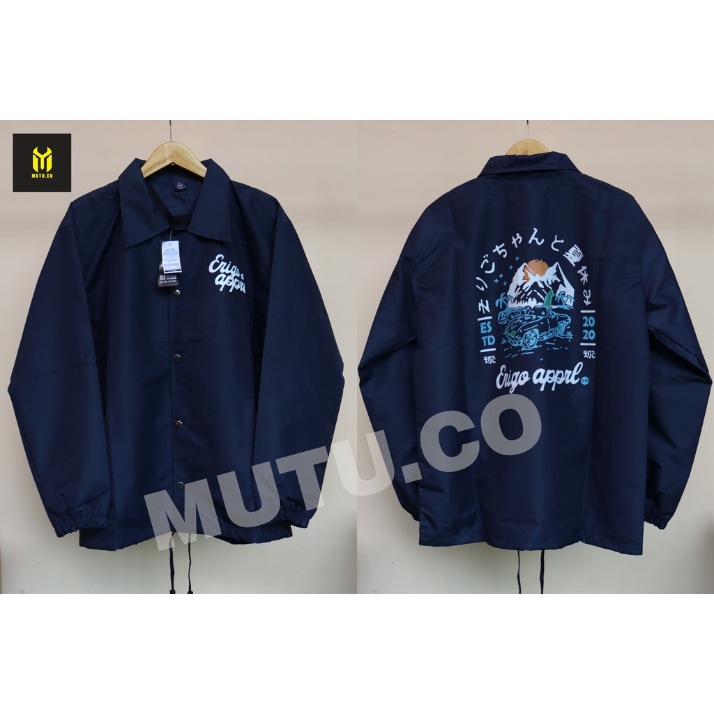 Erigo Coach ESTD 2020 | Jaket Erigo | Jaket Distro | Jaket Pria | Jaket Wanita