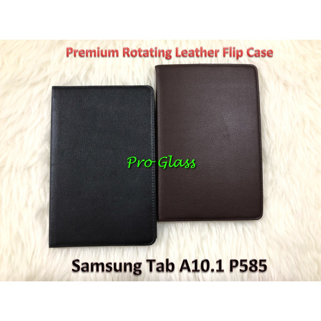 SAMSUNG TAB A 10&quot; PREMIUM ROTARY STANDING LEATHER CASE P580 P585