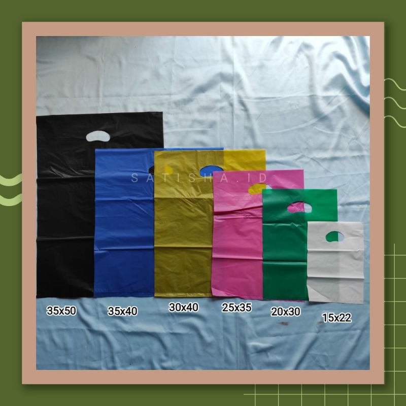 Plastik Plong Polos 20x30 / plastik kresek olshop plastik packing