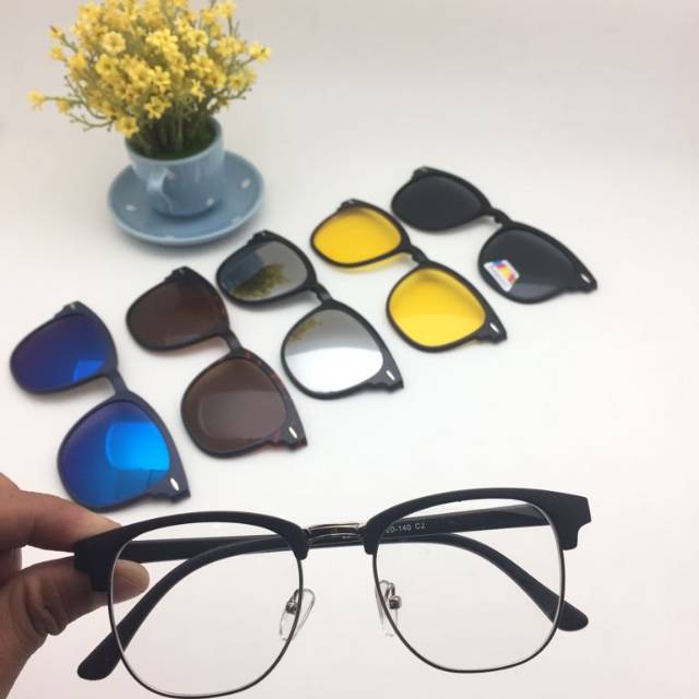 KACAMATA CLIPON 2218A 5 LENSA 1PAKET