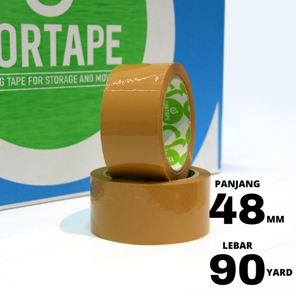 

LAKBAN SELOTIP ISOLASI CORTAPE COKLAT 48MM 90YARD