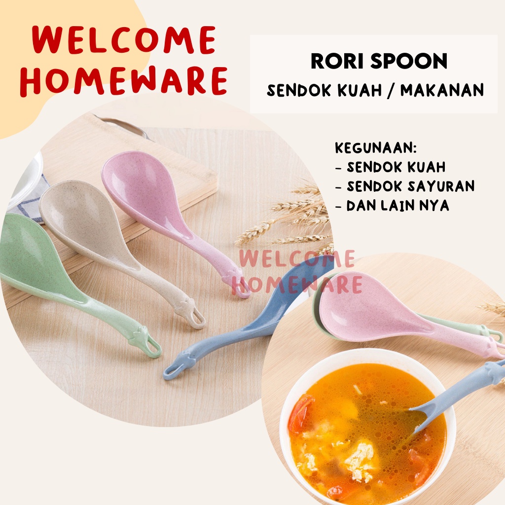 Rori Spoon Sendok Kuah Sup Sayur Buah Potong Centong Sop