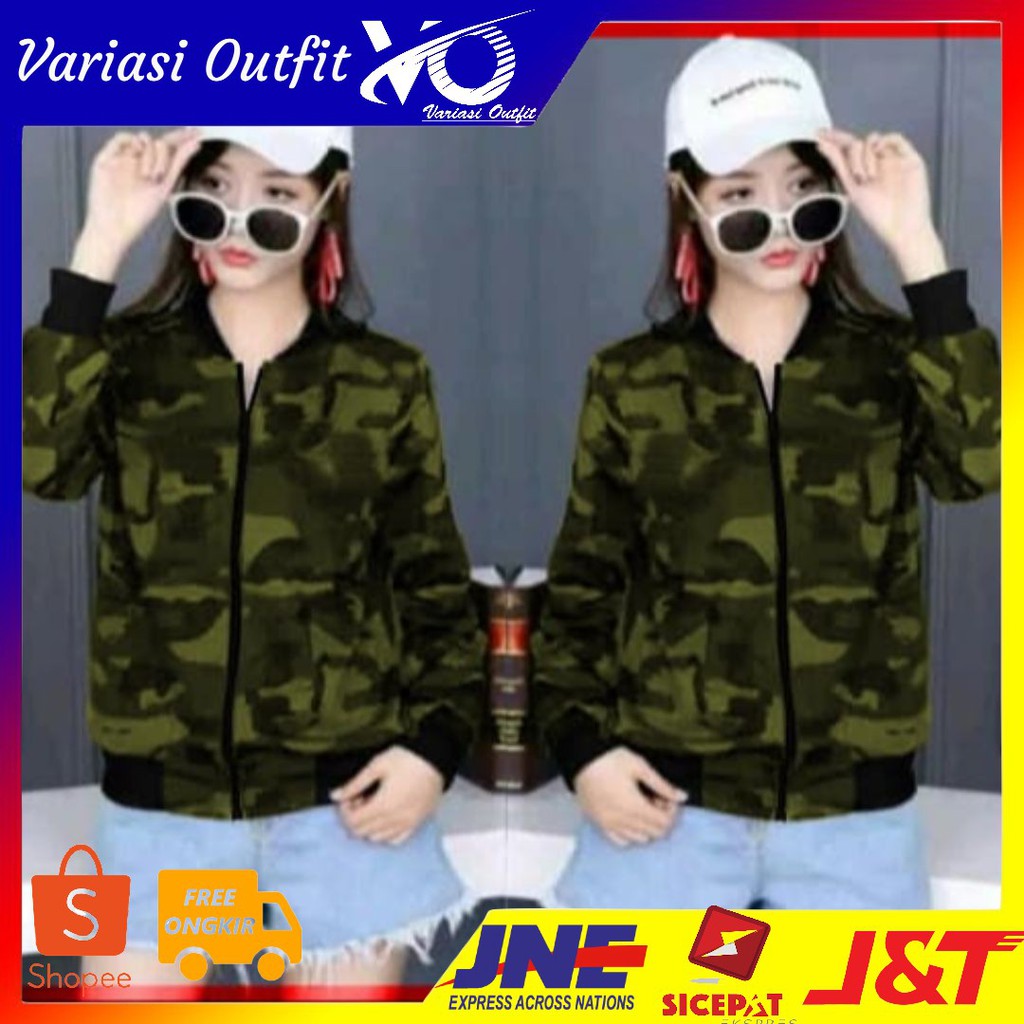 [Jaket Army CL] jaket wanita babyterry army