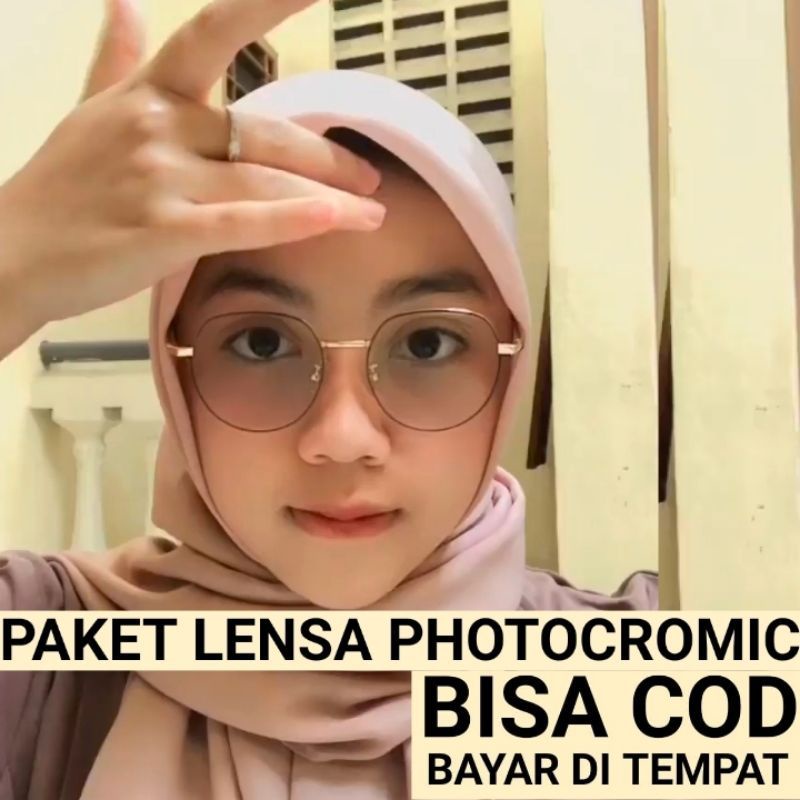 KACAMATA WANITA MINUS ANTI RADIASI/FRAME LENSA BLUECROMIC
