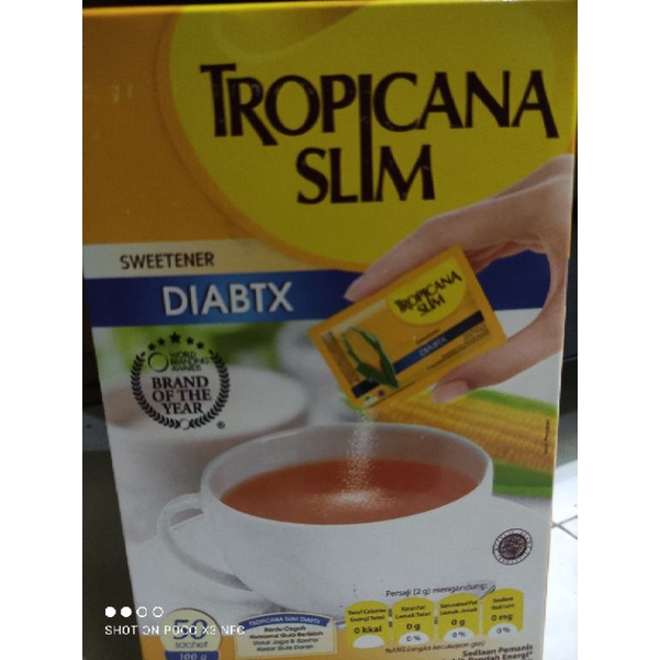 

Tropicana slim Diabtx 50 sachet 100gr