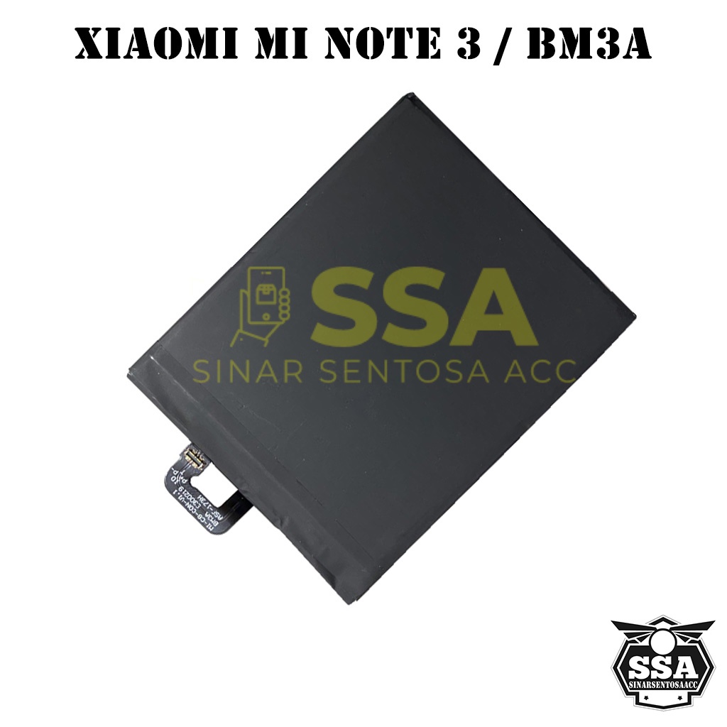 Baterai Xiaomi Mi Note 3 BM3A MiNote3 Note3 Redmi BM 3A Original OEM Batu Batre Battery Batrai Batrei ori hp Xiao Mi